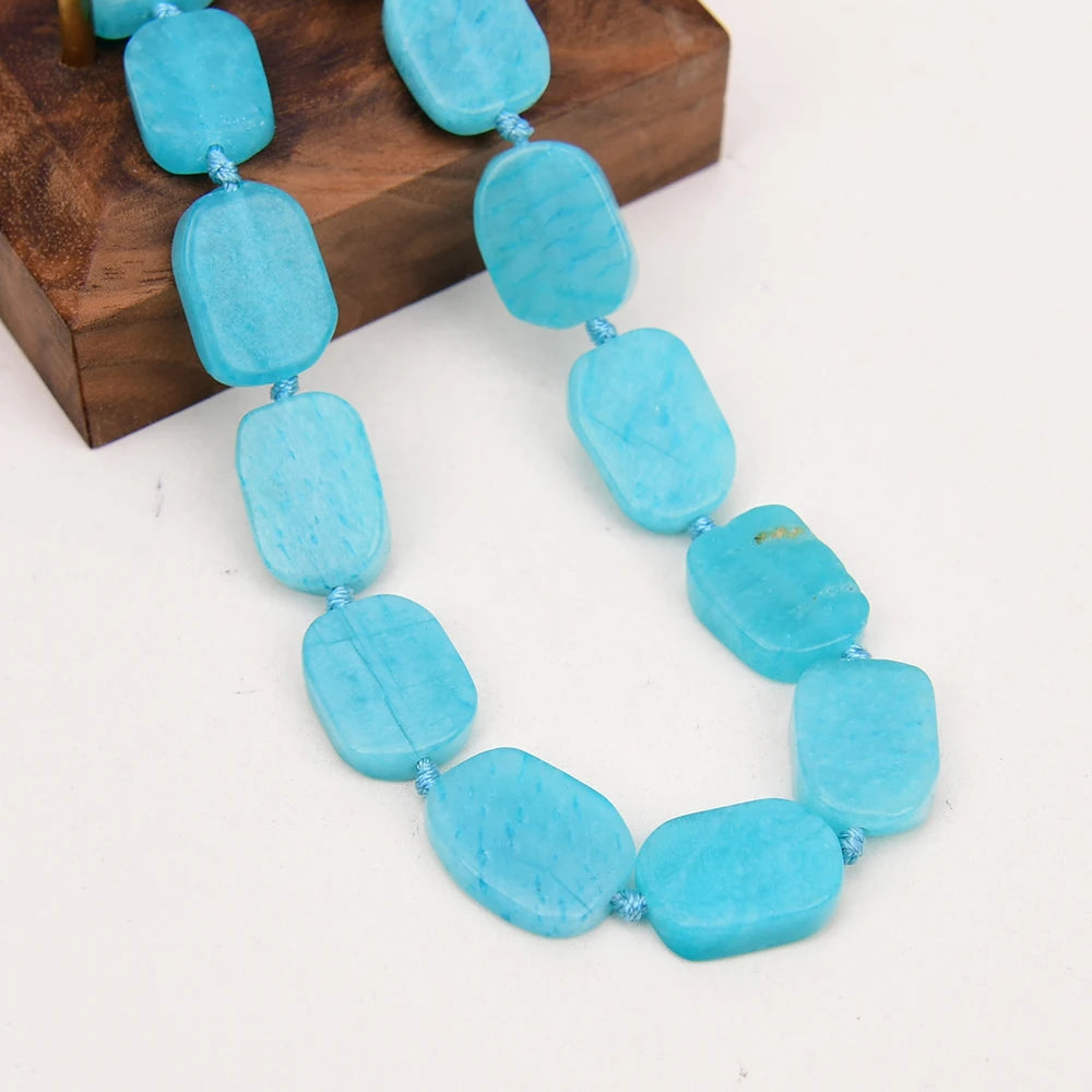 Blue Amazonite Beads-ToShay.org