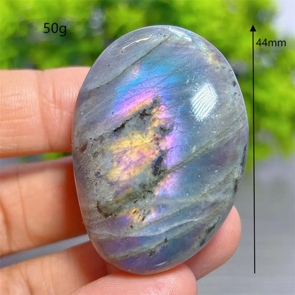 Purple Labradorite Palm Stone-ToShay.org