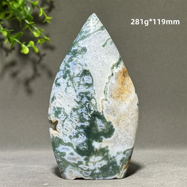 Green Aquatic Agate Torch-ToShay.org