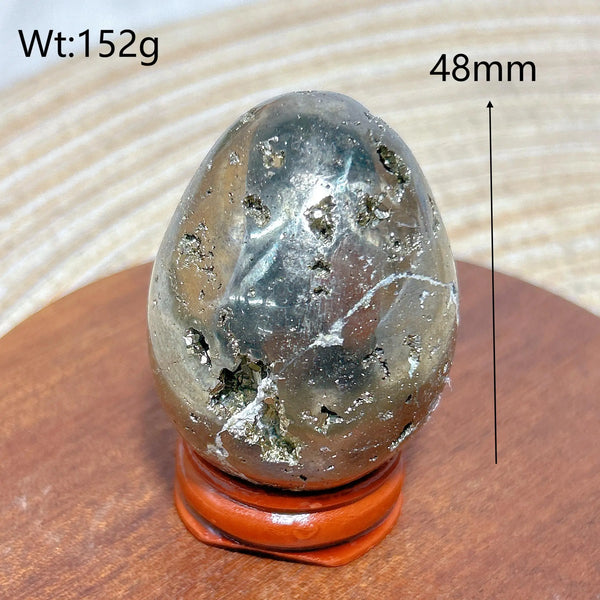 Silver Pyrite Geode Eggs-ToShay.org