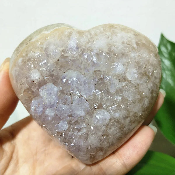 Yellow Crystal Druzy Heart-ToShay.org