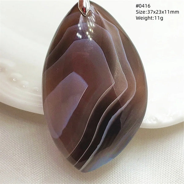 Black Red Agate Pendant-ToShay.org