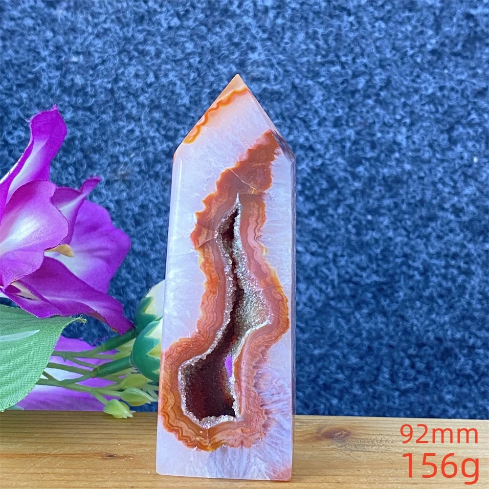 Red Lace Agate Point-ToShay.org