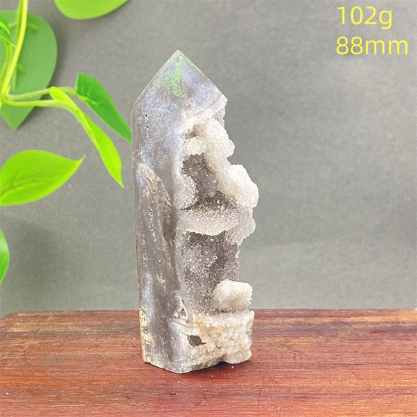 Purple Sphalerite Crystal Tower-ToShay.org