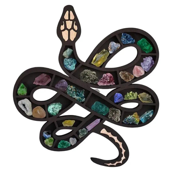 Snake Crystal Display Shelf-ToShay.org