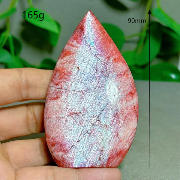 Red Moonstone Crystal Flame-ToShay.org