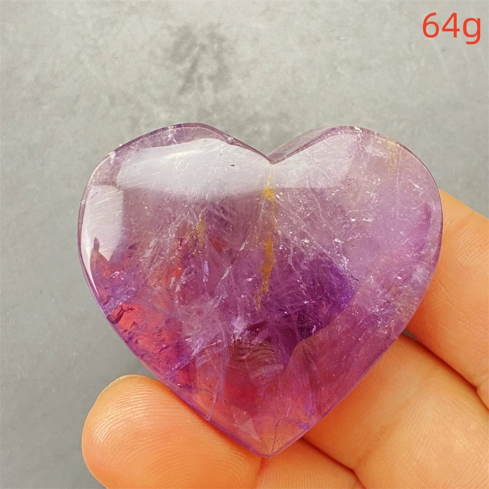 Purple Amethyst Hearts-ToShay.org
