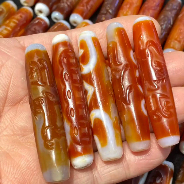 Tibetan Agate Eyes Dzi-ToShay.org