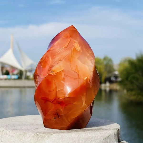 Red Agate Carnelian Flame-ToShay.org