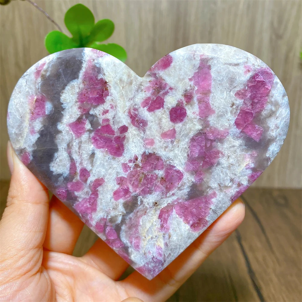 Pink Unicorn Tourmaline Heart-ToShay.org