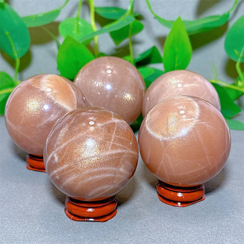Orange Moonstone Ball-ToShay.org