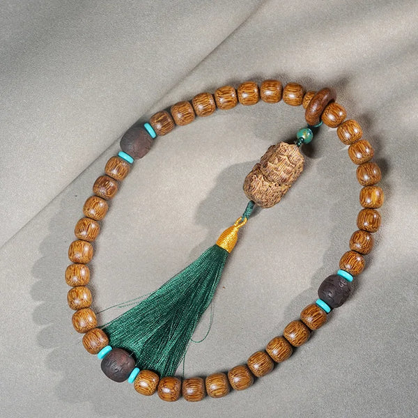Brown Agarwood Barrel Beads-ToShay.org