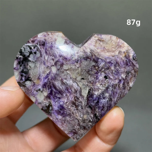 Purple Dragon Crystal Heart-ToShay.org