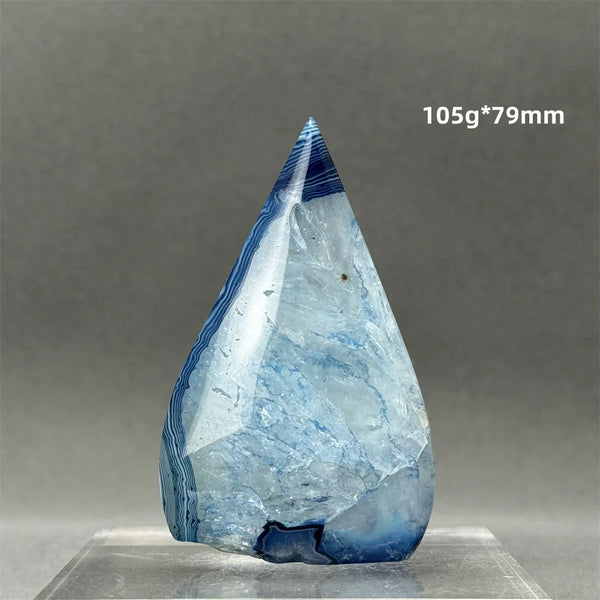 Blue Agate Torch-ToShay.org