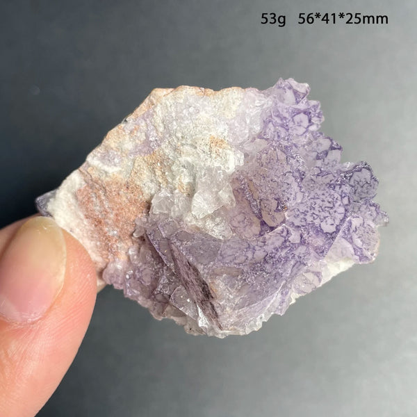 Purple Amethyst Fluorite Crystal-ToShay.org