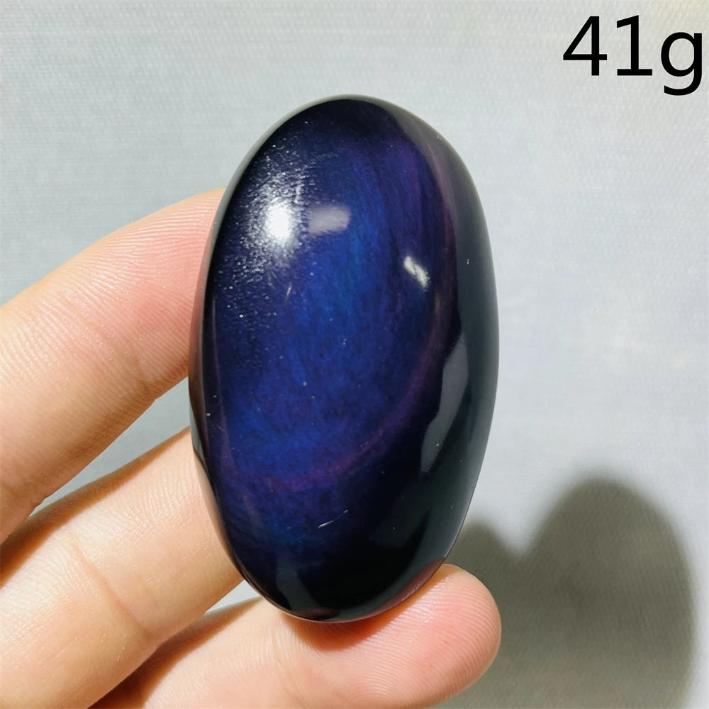 Rainbow Obsidian Palmstone-ToShay.org