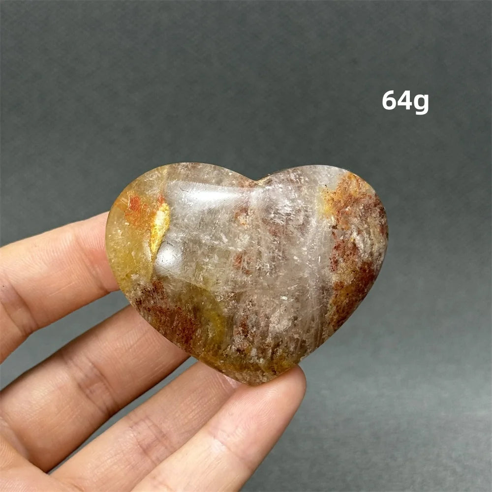 Green Ghost Quartz Heart-ToShay.org