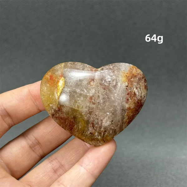 Green Ghost Quartz Heart-ToShay.org