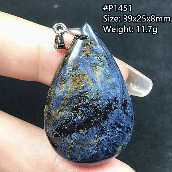 Blue Pietersite Pendant-ToShay.org