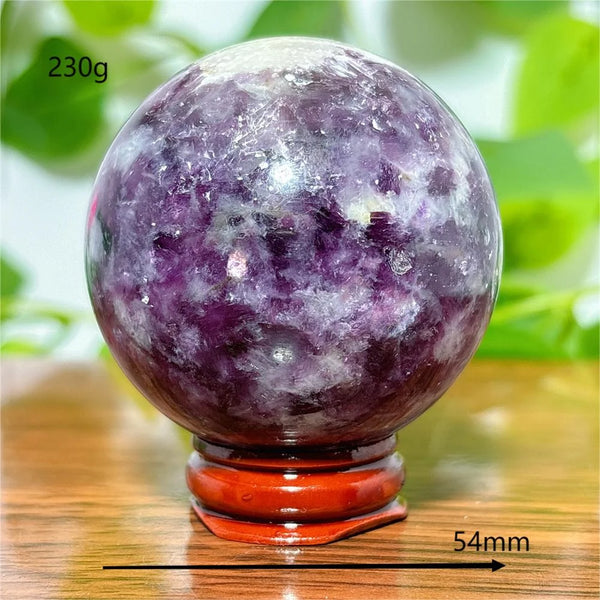 Purple Lepidolite Ball-ToShay.org