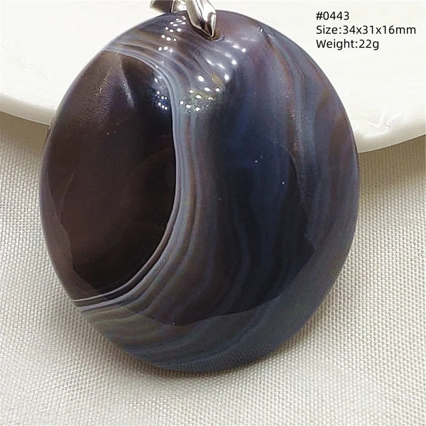 Black Red Agate Pendant-ToShay.org
