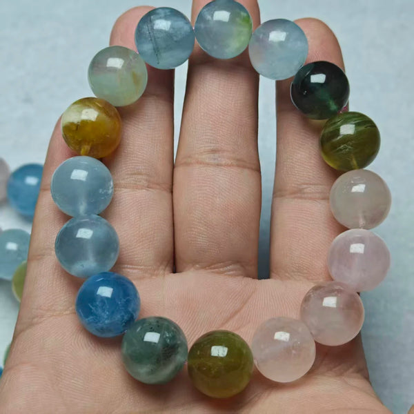 Mixed Morganite Bracelet-ToShay.org