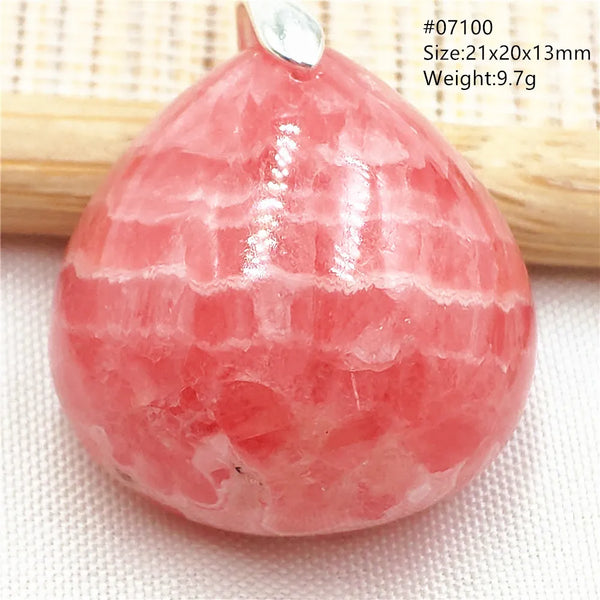 Red Rhodochrosite Pendant-ToShay.org