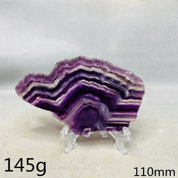 Purple Fluorite Rainbow Slice-ToShay.org