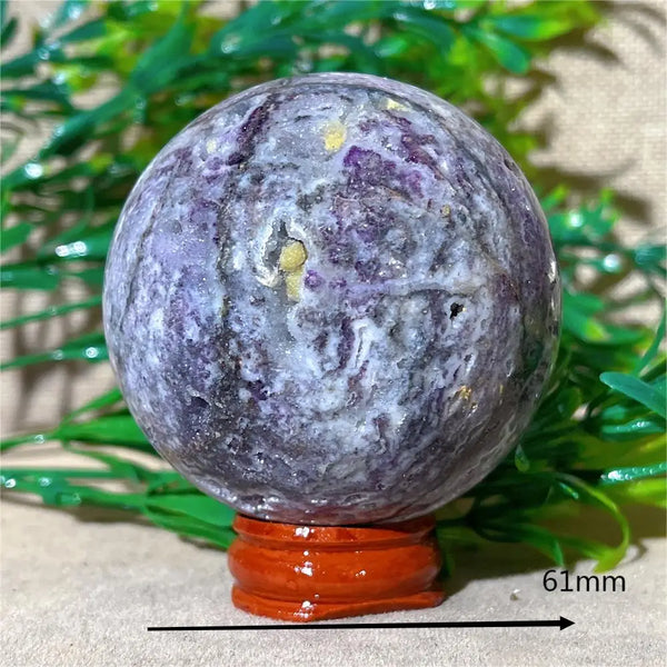 Purple Sphalerite Druzy Ball-ToShay.org