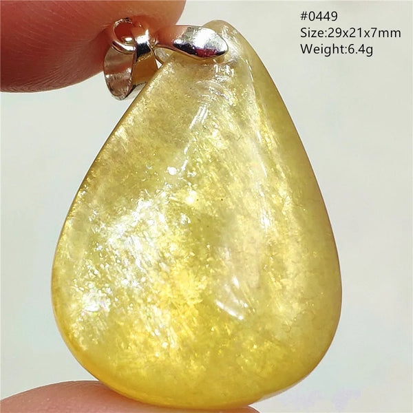 Gold Lepidolite Pendant-ToShay.org