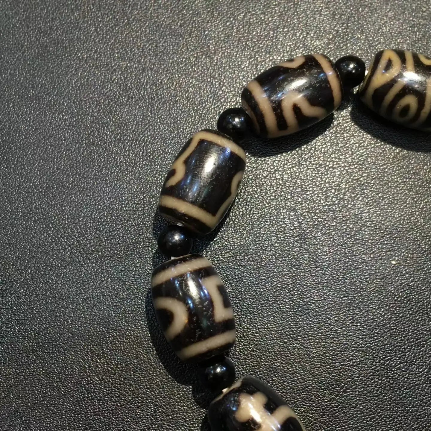 Tibetan Agate Dzi Bracelet-ToShay.org