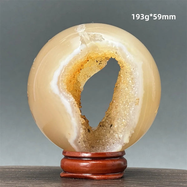 Yellow Quartz Agate Druzy-ToShay.org