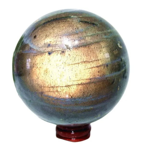 Yellow Labradorite Crystal Ball-ToShay.org