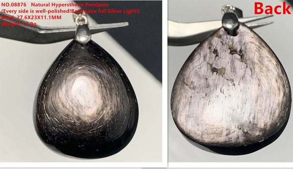 Black Hypersthene Pendant-ToShay.org