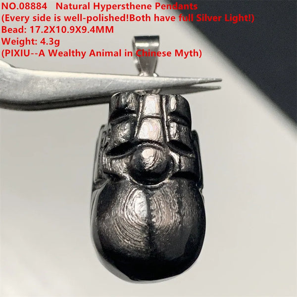 Black Hypersthene Pendant-ToShay.org