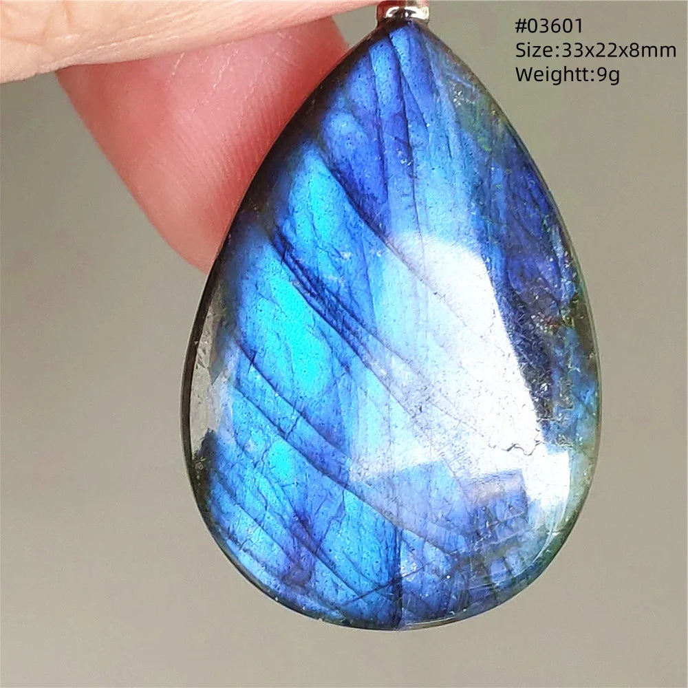 Blue Purple Labradorite Pendant-ToShay.org
