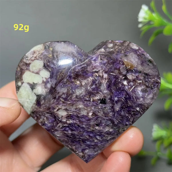 Purple Noble Crystal Heart-ToShay.org