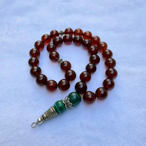 Red Blood Amber Tasbih-ToShay.org