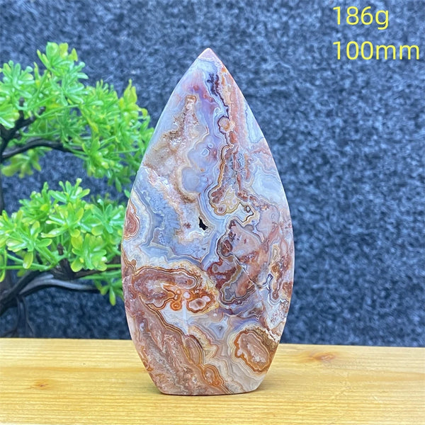 Blue Lace Agate Torch-ToShay.org