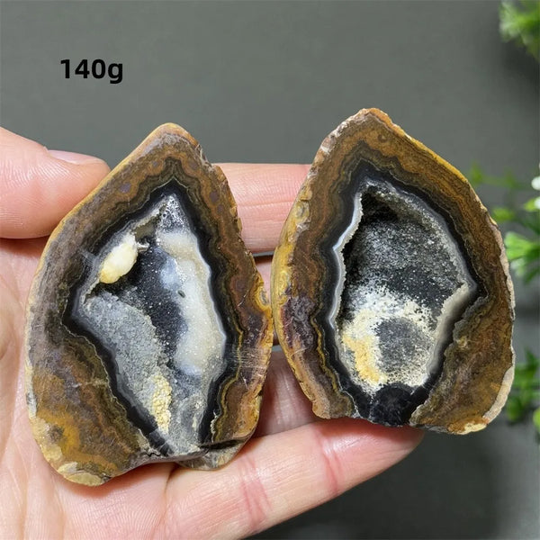 Mixed Agate Crystal Cave Egg-ToShay.org