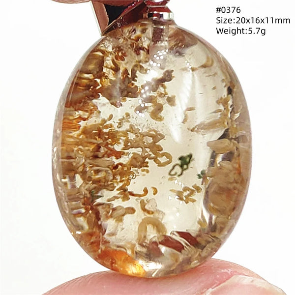 Green Phantom Quartz Pendant-ToShay.org