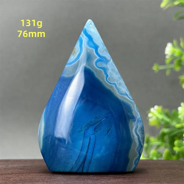 Blue Agate Torch-ToShay.org
