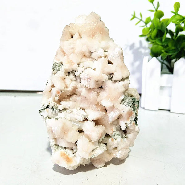 White Apophyllite Zeolite Crystal-ToShay.org