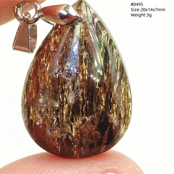 Black Copper Rutilated Quartz-ToShay.org