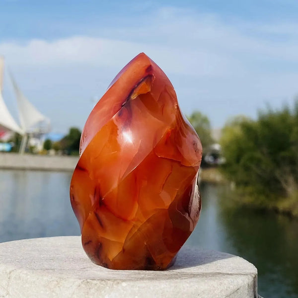 Red Agate Carnelian Flame-ToShay.org