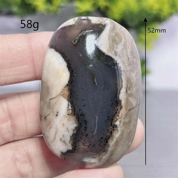 Fire Agate Palm Stone-ToShay.org