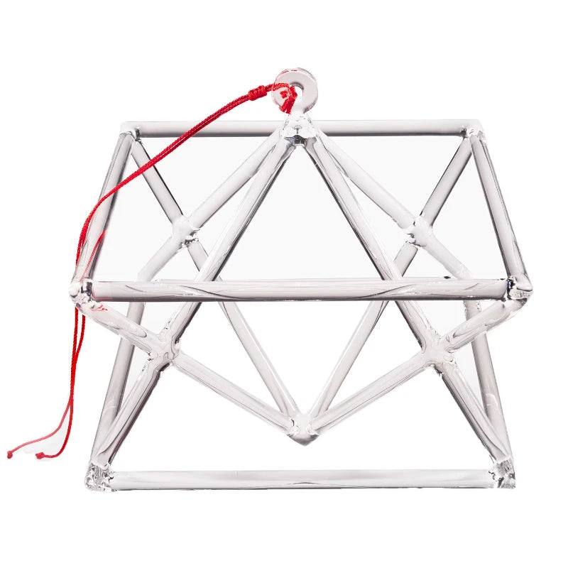 Clear Crystal Singing Pyramid-ToShay.org