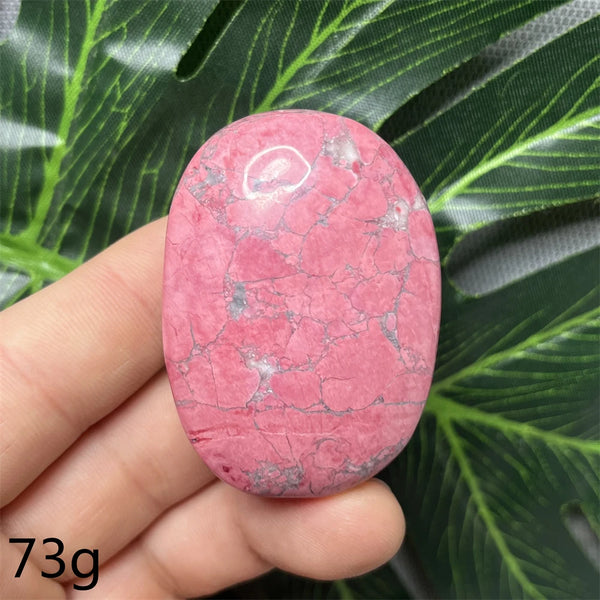 Pink Peach Jade Palm Stone-ToShay.org