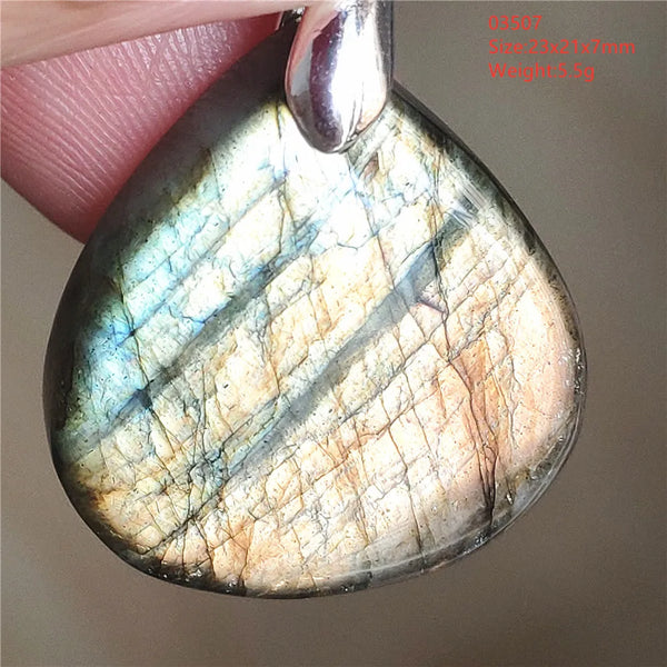 Blue Light Labradorite Pendant-ToShay.org