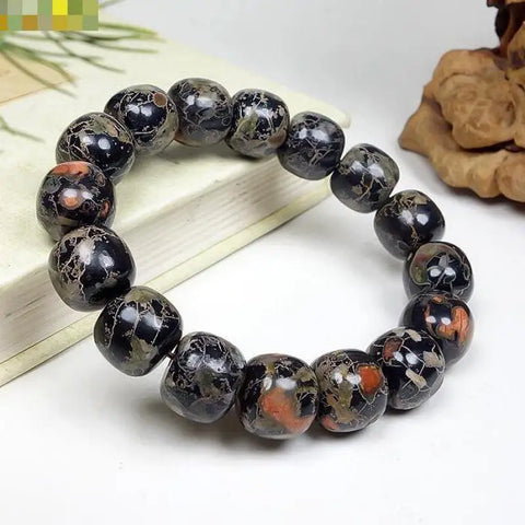 Black Plum Blossom Jade Bracelet-ToShay.org